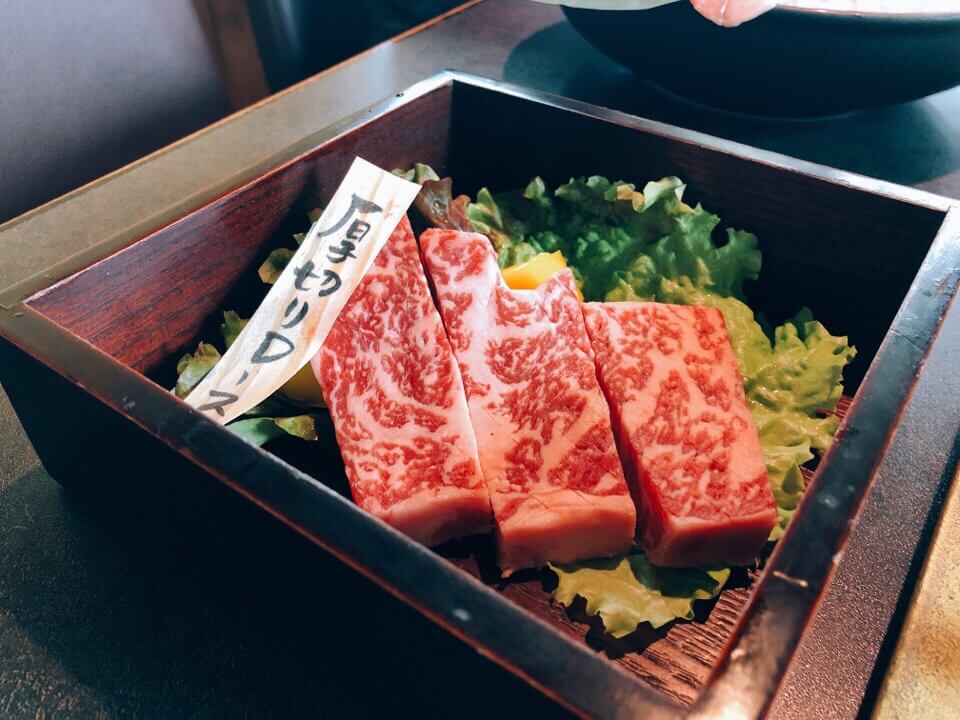 松ランチの厚切りロース