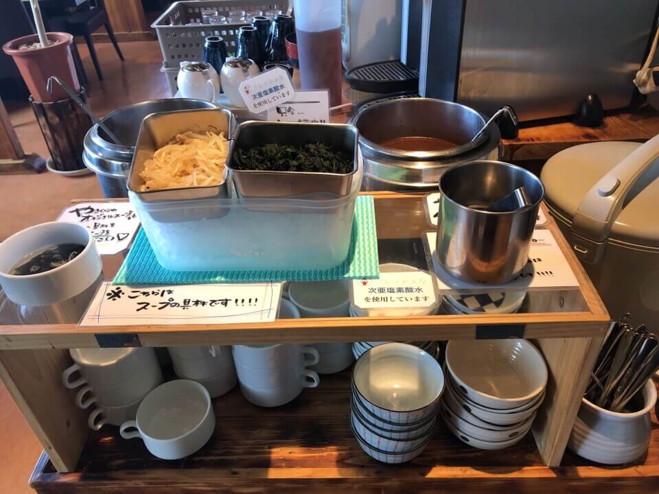 ランチはご飯とスープがおかわり自由