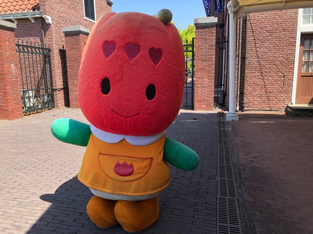 ちゅーりーちゃんがお出迎え