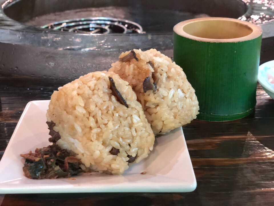 山の寺 邑居の鶏おにぎり