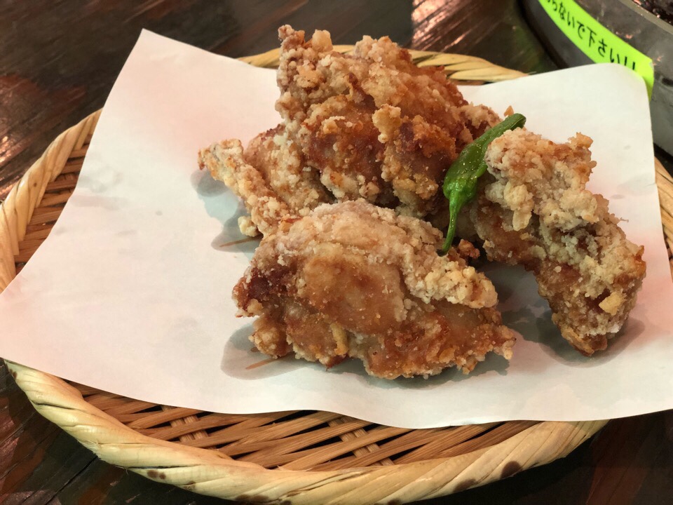 山の寺 邑居の鶏の唐揚げ