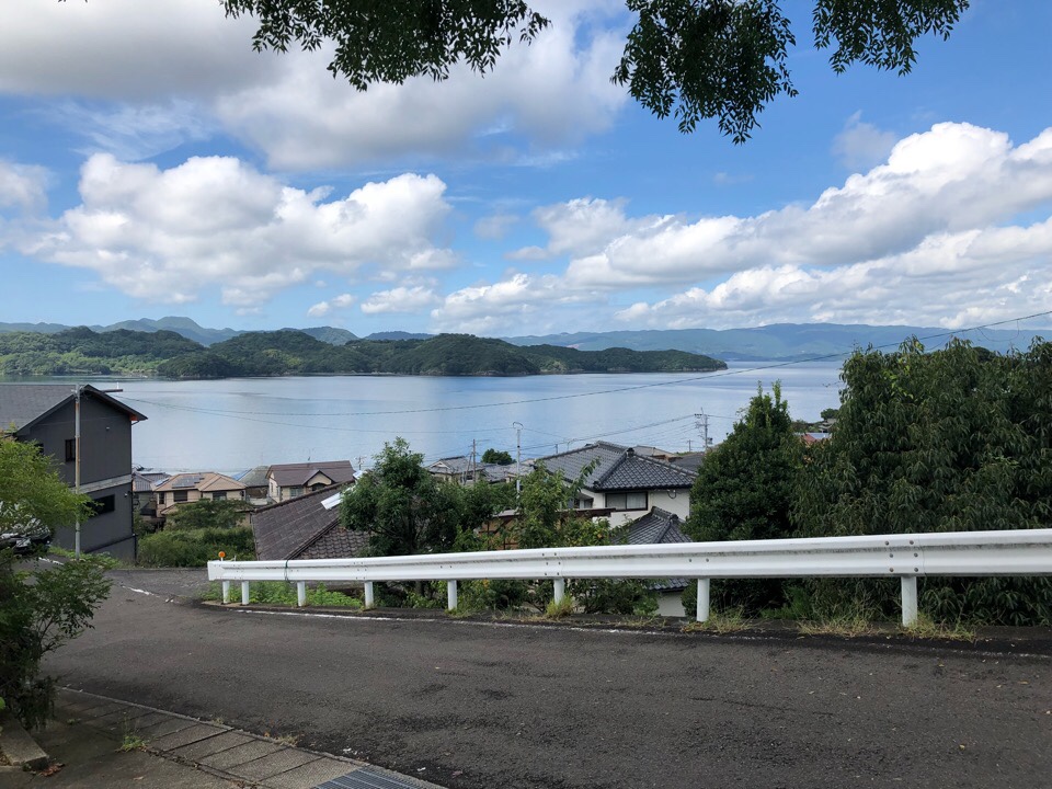 シシングハーストの駐車場からの景色