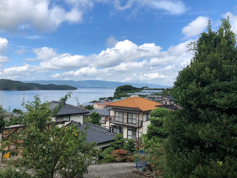 シシングハーストの駐車場からの景色