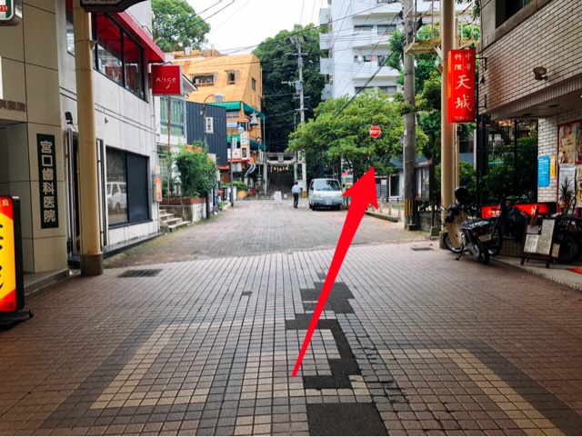 Easeの場所は久遠チョコレートすぐ近く
