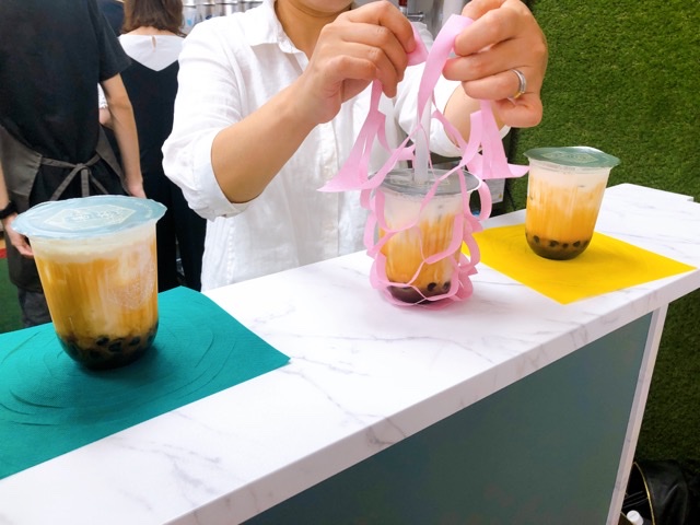 善茶のタピオカホルダーが可愛い