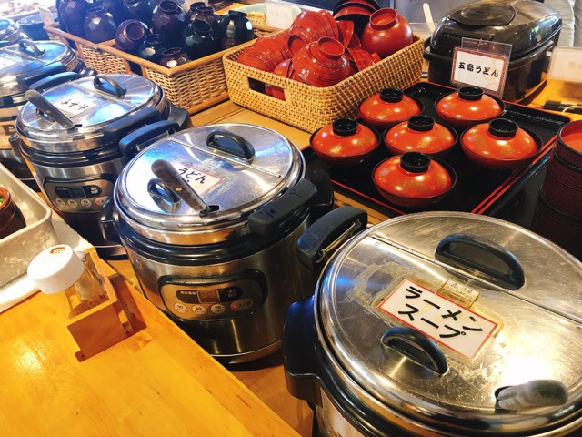 船番所のバイキングメニュー