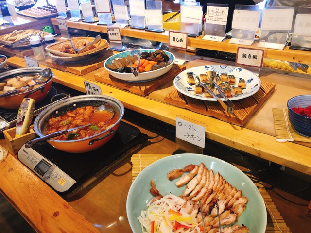 船番所のバイキングはお魚料理が多め
