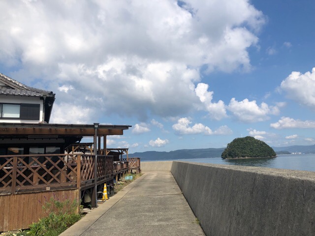 船番所の横の道