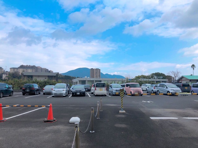 ペンギン水族館の駐車場